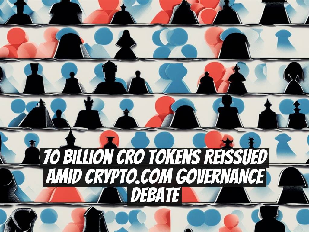 70 Billion CRO Tokens Reissued Amid Crypto.com Governance Debate