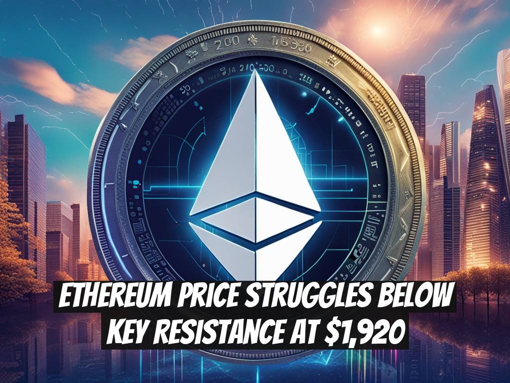 Ethereum Price Struggles Below Key Resistance at $1,920