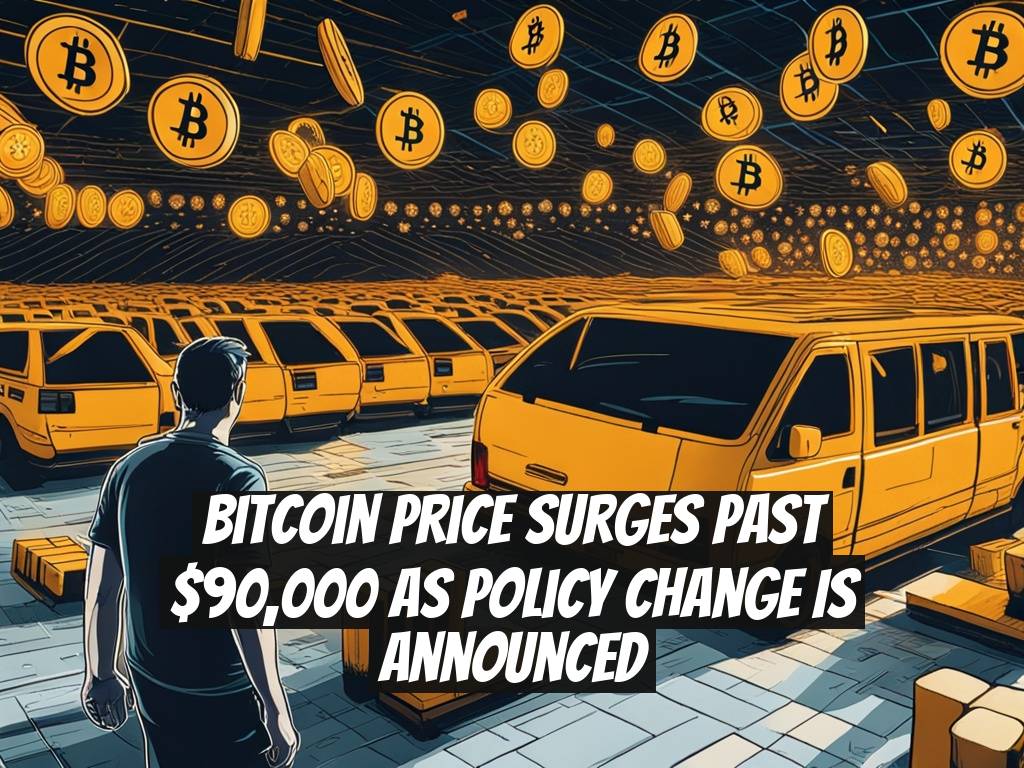 Bitcoin Price Surges Past $90,000 as Policy Change is Announced