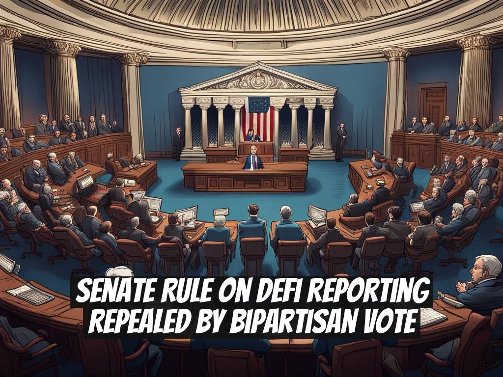 Senate Rule on DeFi Reporting Repealed by Bipartisan Vote