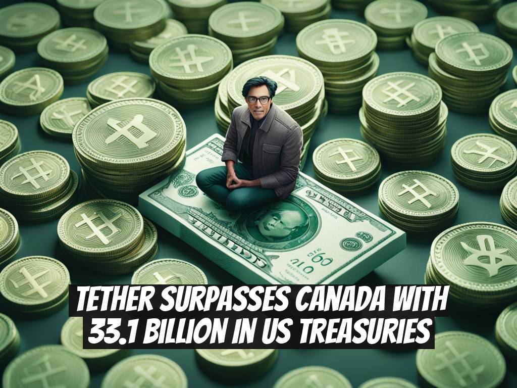 Tether Surpasses Canada with 33.1 Billion in US Treasuries