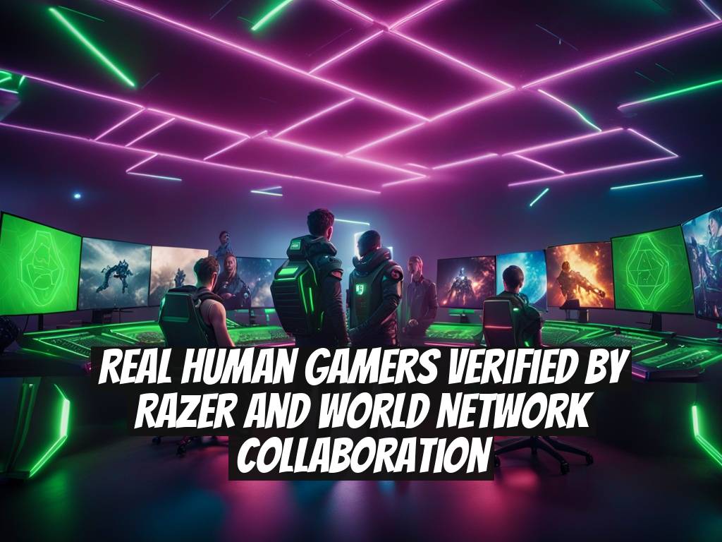Real Human Gamers Verified by Razer and World Network Collaboration