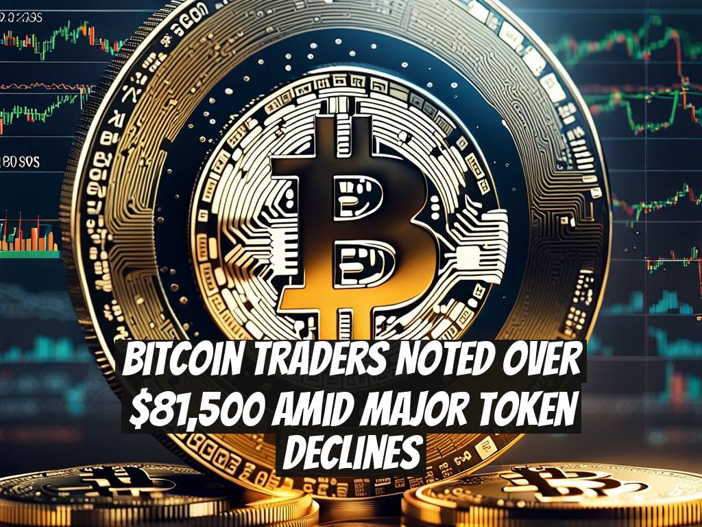 Bitcoin Traders Noted Over $81,500 Amid Major Token Declines