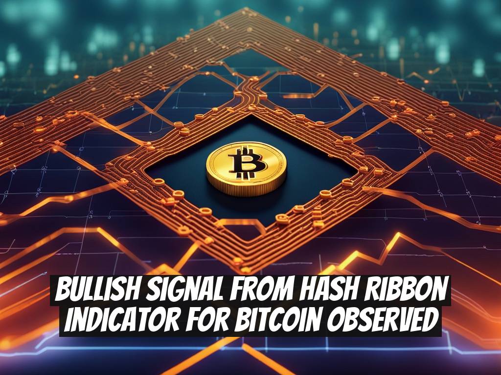 Bullish Signal from Hash Ribbon Indicator for Bitcoin Observed
