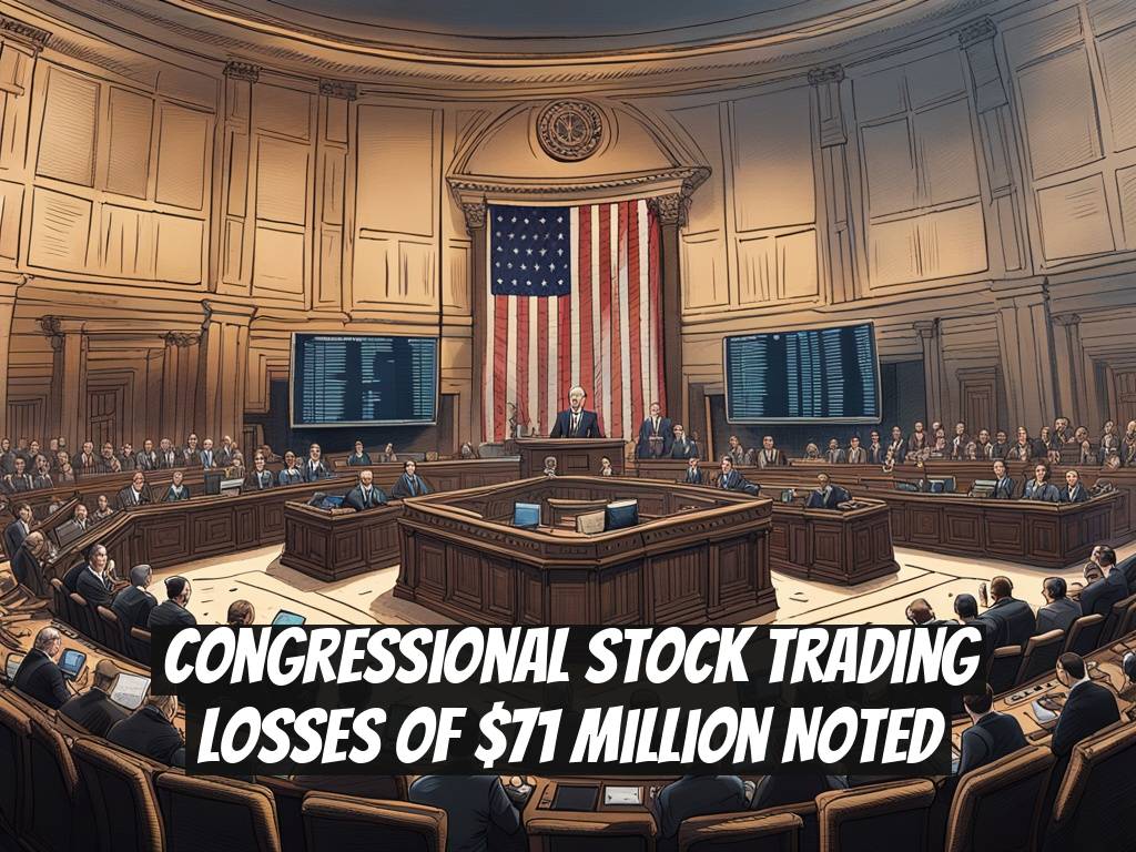 Congressional Stock Trading Losses of $71 Million Noted