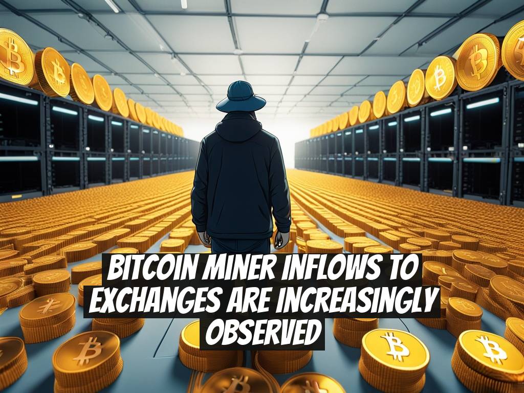 Bitcoin Miner Inflows to Exchanges Are Increasingly Observed