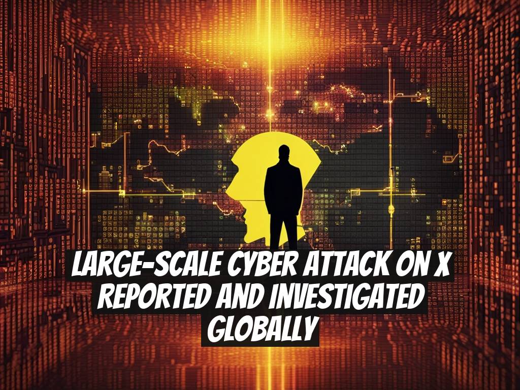 Large-scale cyber attack on X reported and investigated globally