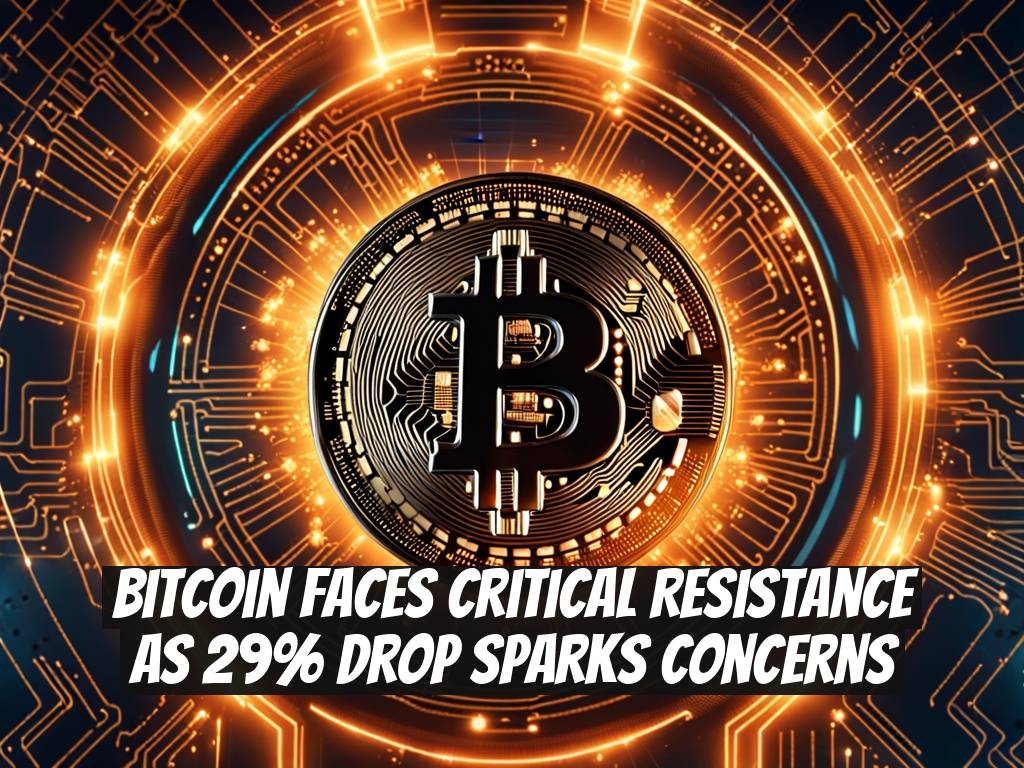 Bitcoin Faces Critical Resistance as 29% Drop Sparks Concerns