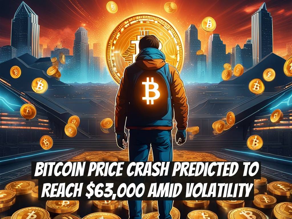 Bitcoin Price Crash Predicted to Reach $63,000 Amid Volatility