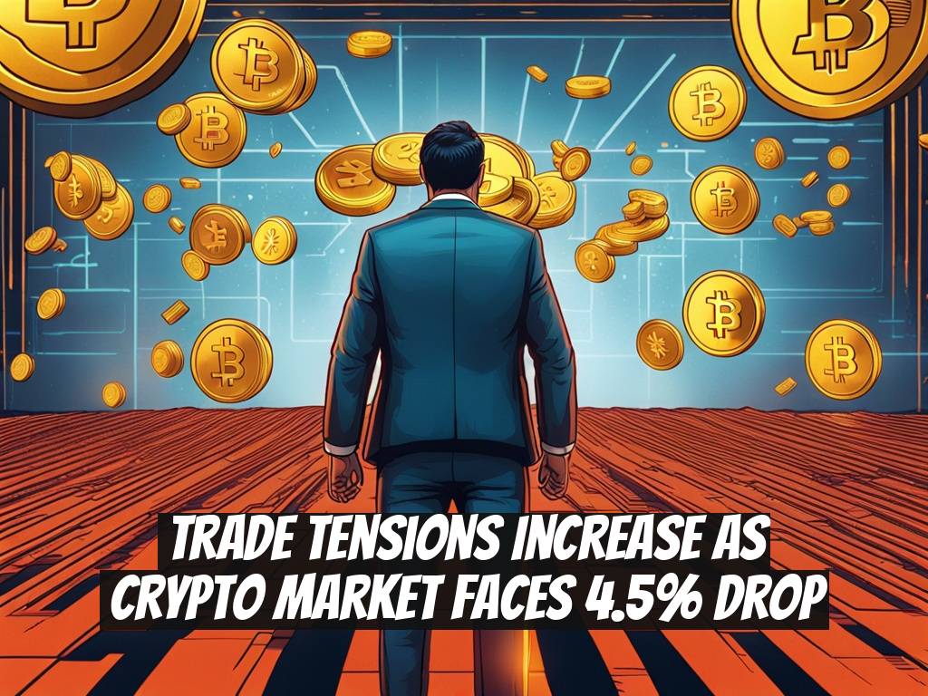 Trade Tensions Increase as Crypto Market Faces 4.5% Drop