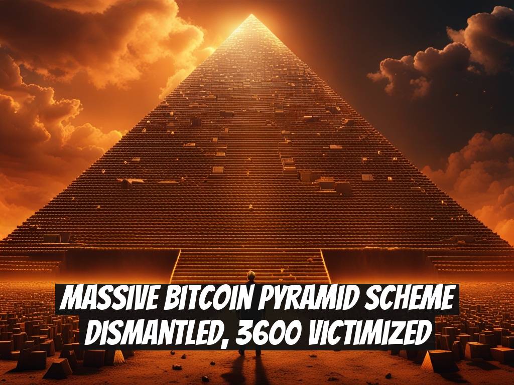 Massive Bitcoin Pyramid Scheme Dismantled, 3600 Victimized