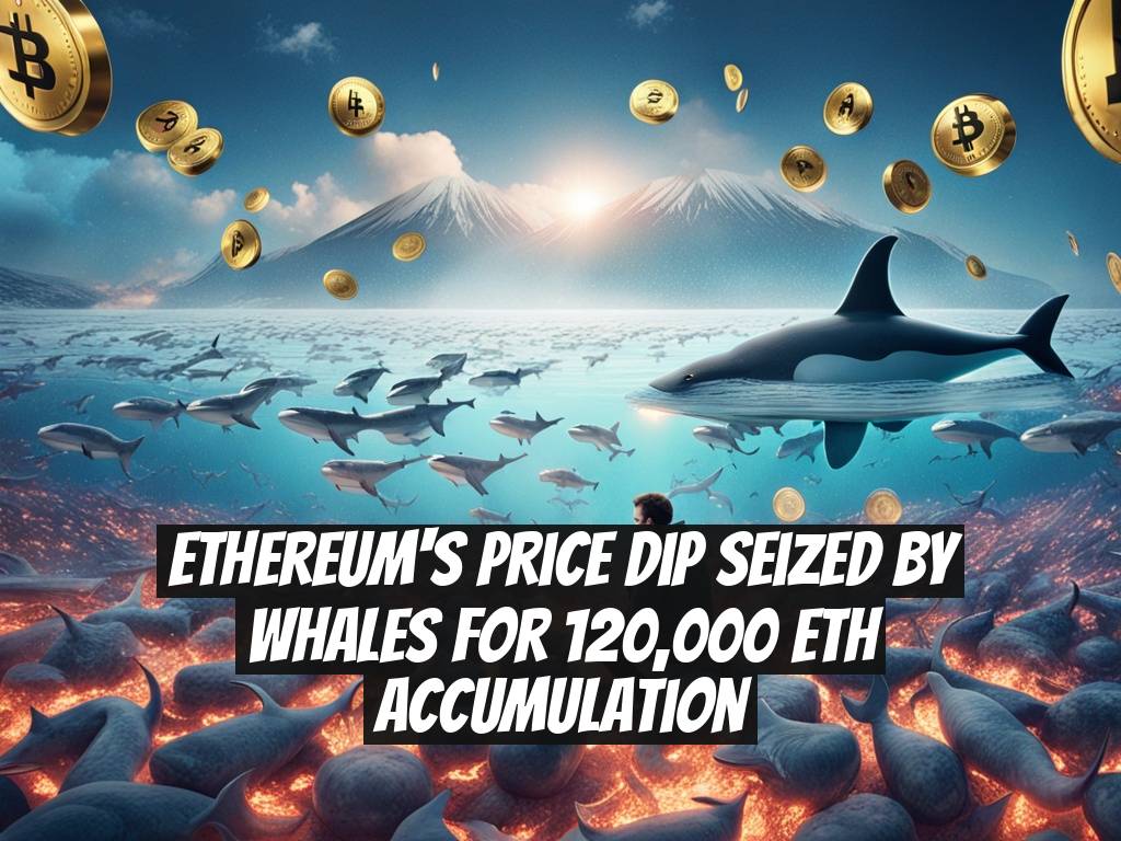 Ethereum's Price Dip Seized by Whales for 120,000 ETH Accumulation