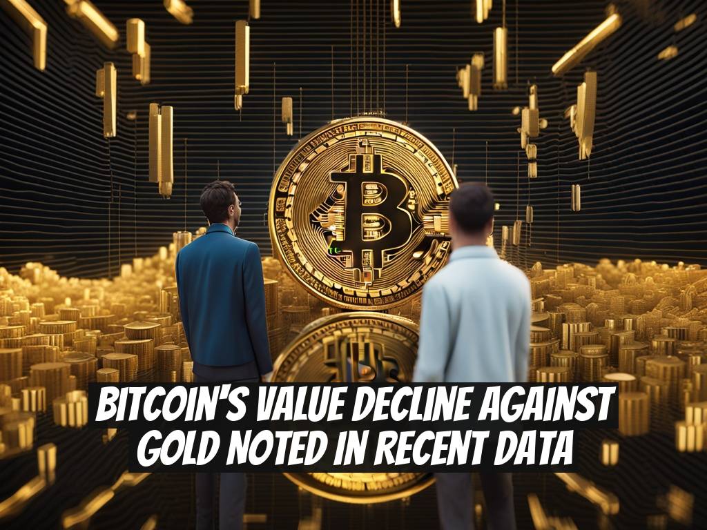 Bitcoin's Value Decline Against Gold Noted in Recent Data