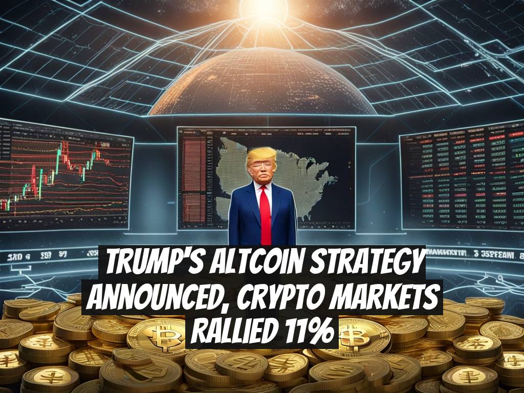 Trump's altcoin strategy announced, crypto markets rallied 11%