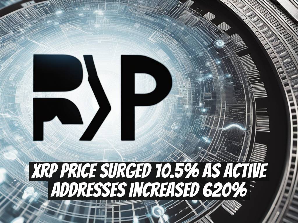 XRP Price Surged 10.5% as Active Addresses Increased 620%