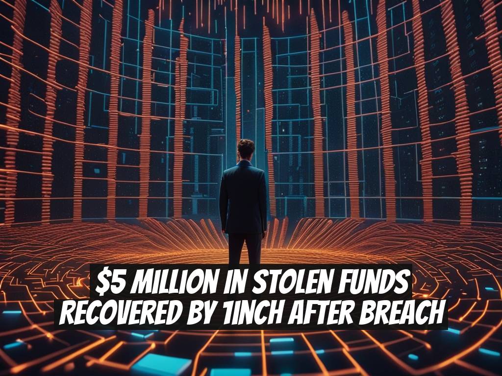 $5 Million in Stolen Funds Recovered by 1inch After Breach