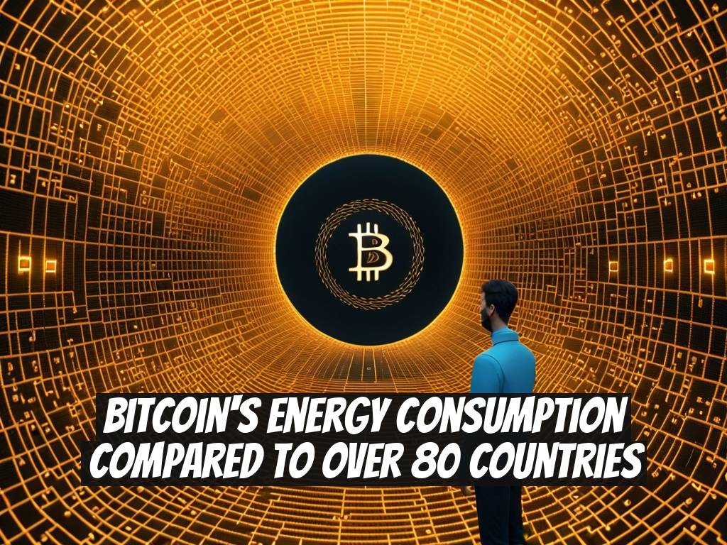 Bitcoin's Energy Consumption Compared to Over 80 Countries