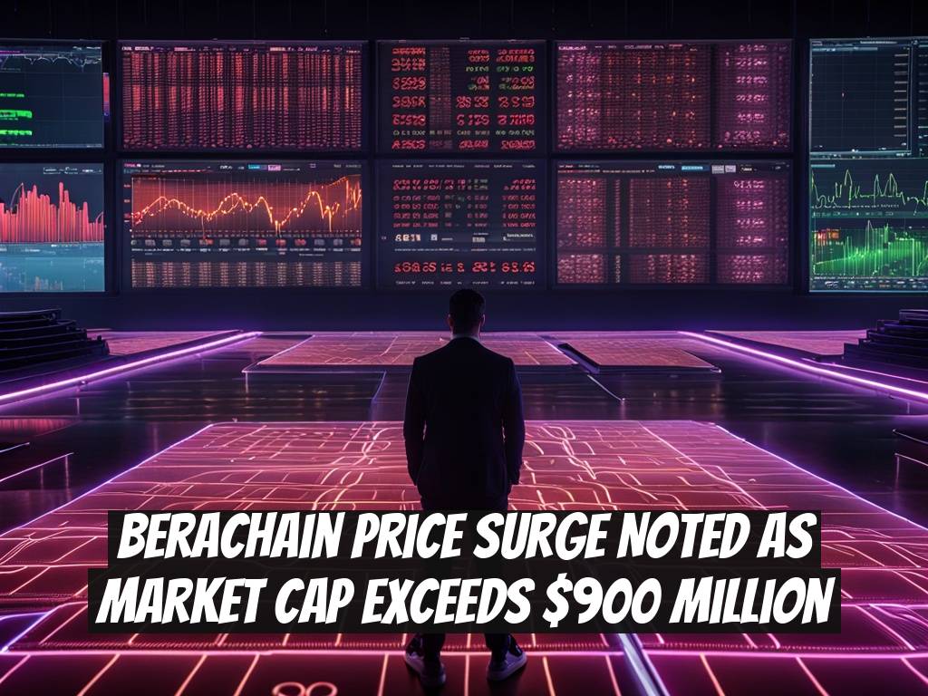 Berachain Price Surge Noted as Market Cap Exceeds $900 Million