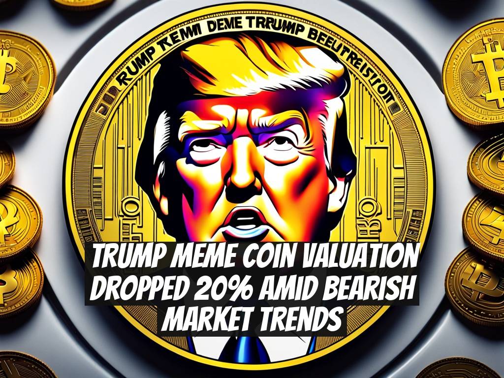 TRUMP meme coin valuation dropped 20% amid bearish market trends