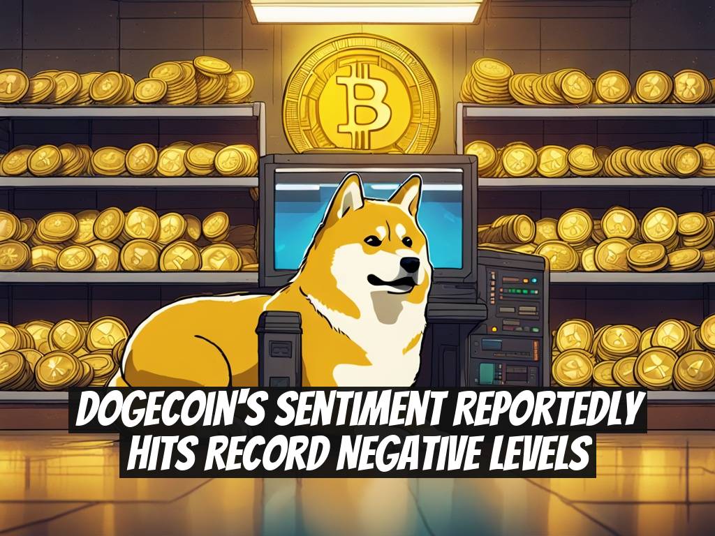 Dogecoin's Sentiment Reportedly Hits Record Negative Levels