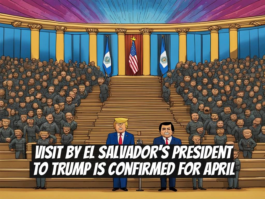 Visit by El Salvador's President to Trump Is Confirmed for April