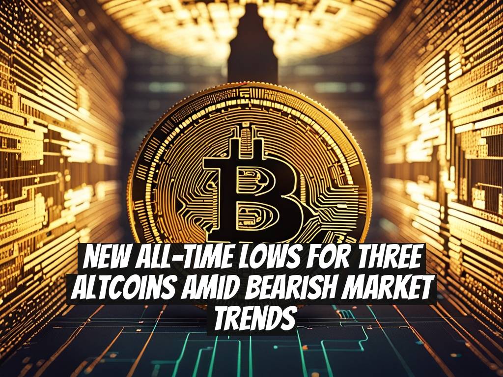 New All-Time Lows for Three Altcoins Amid Bearish Market Trends