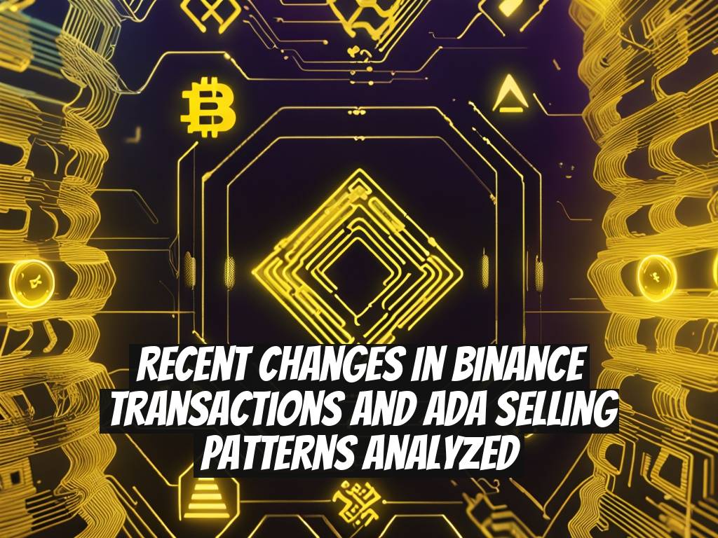 Recent Changes in Binance Transactions and ADA Selling Patterns Analyzed