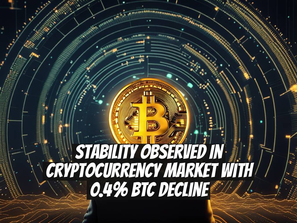 Stability Observed in Cryptocurrency Market with 0.4% BTC Decline