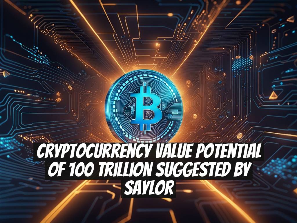 Cryptocurrency Value Potential of 100 Trillion Suggested by Saylor