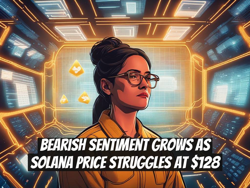 Bearish Sentiment Grows as Solana Price Struggles at $128