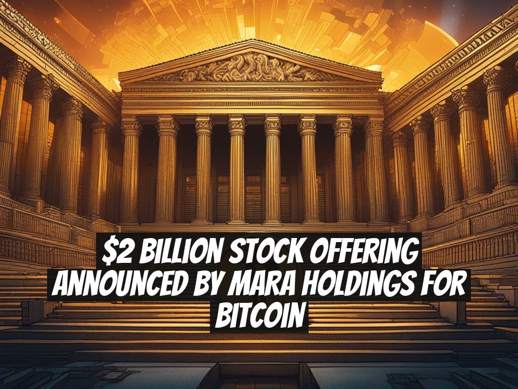 $2 Billion Stock Offering Announced by MARA Holdings for Bitcoin