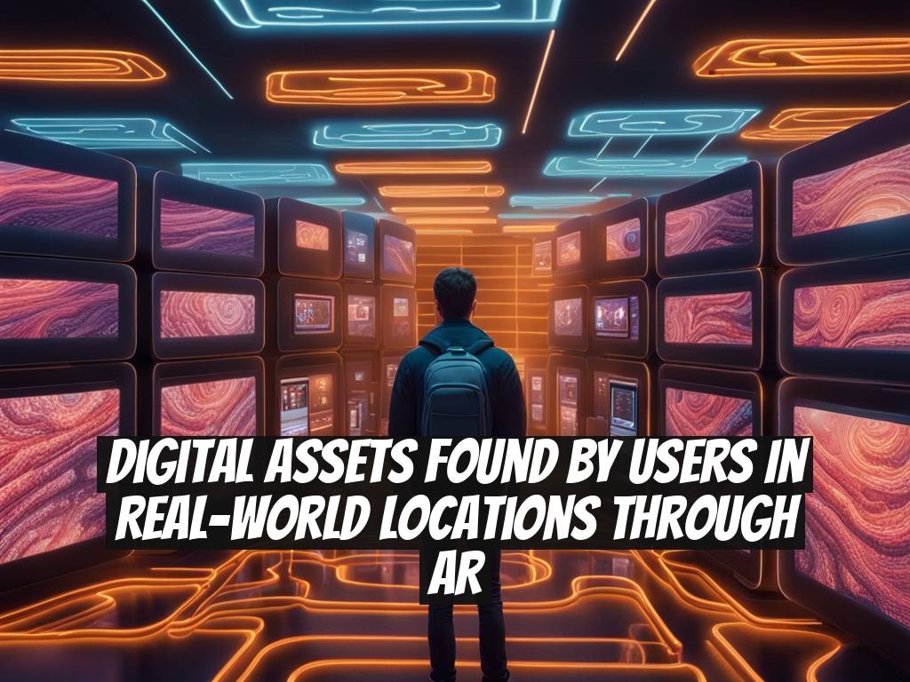 Digital Assets Found by Users in Real-World Locations through AR