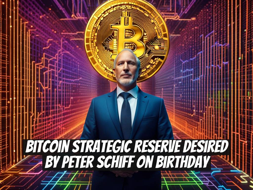 Bitcoin Strategic Reserve Desired by Peter Schiff on Birthday