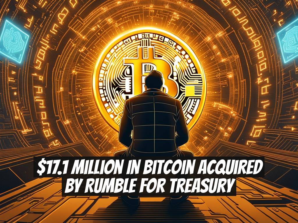 $17.1 Million in Bitcoin Acquired by Rumble for Treasury