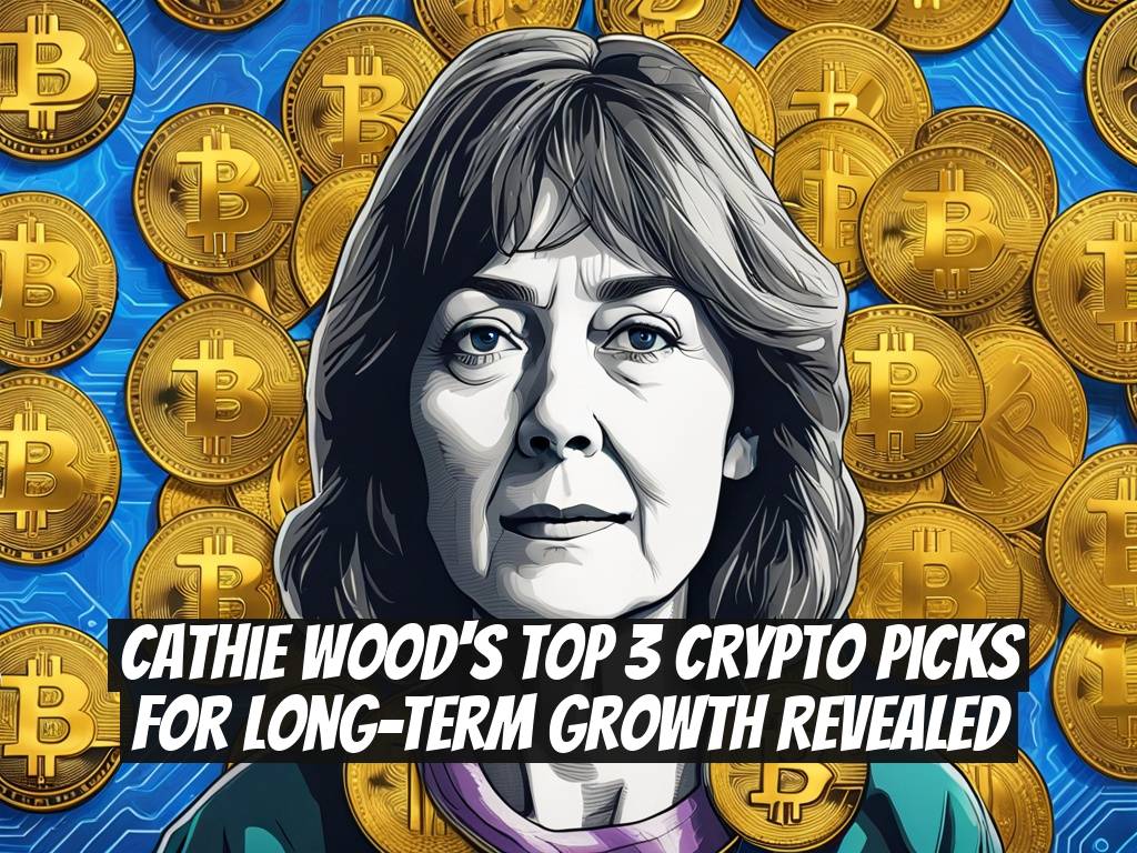 Cathie Wood's Top 3 Crypto Picks for Long-Term Growth Revealed