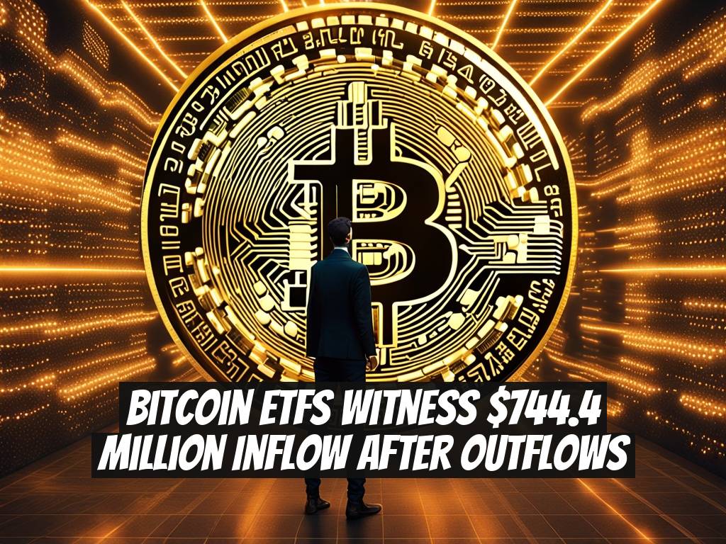 Bitcoin ETFs Witness $744.4 Million Inflow After Outflows