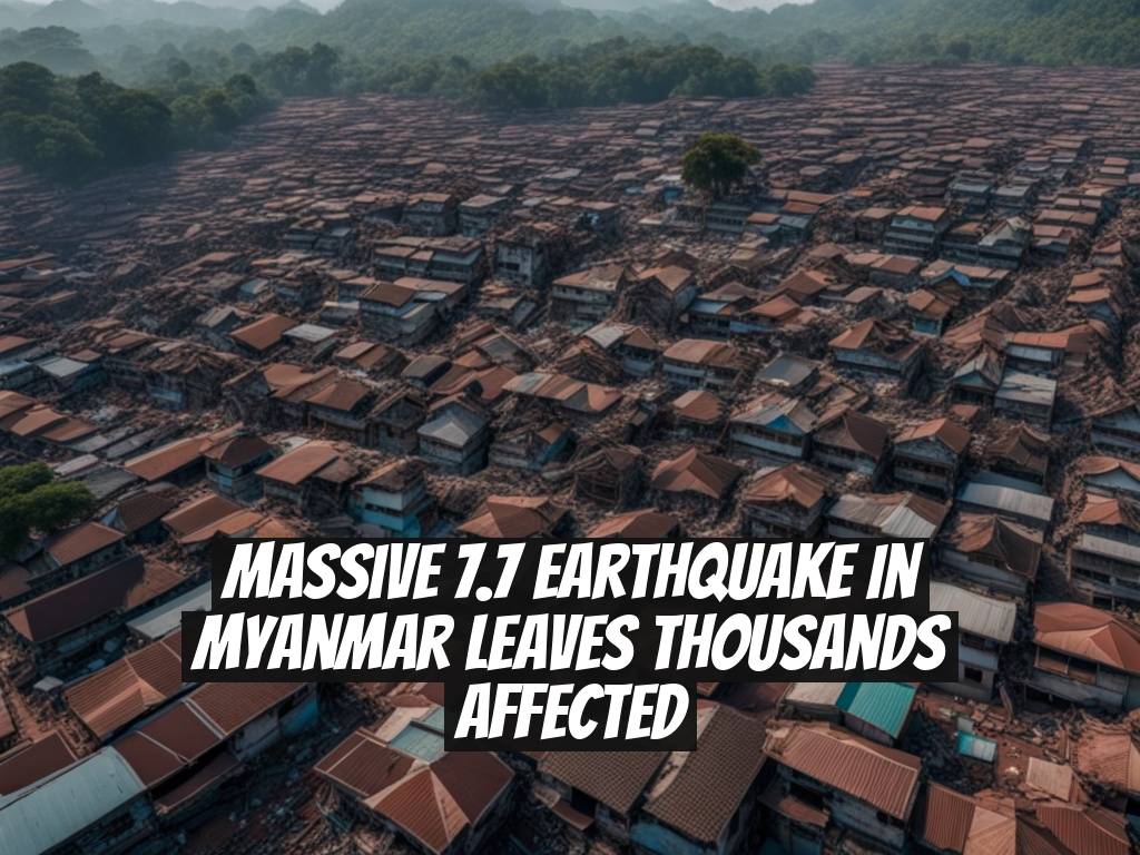Massive 7.7 Earthquake in Myanmar Leaves Thousands Affected