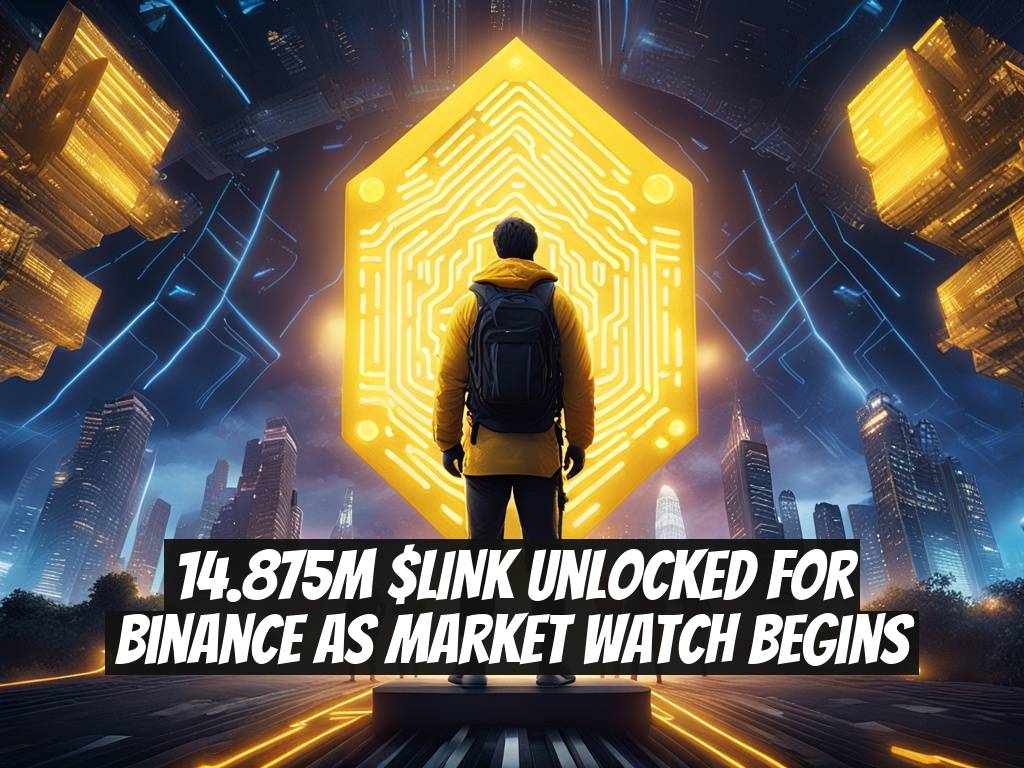14.875M $LINK Unlocked for Binance as Market Watch Begins