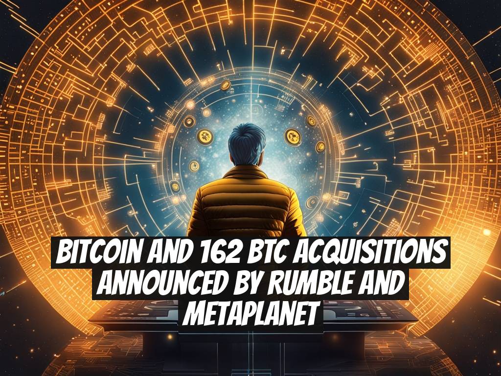 Bitcoin and 162 BTC Acquisitions Announced by Rumble and Metaplanet