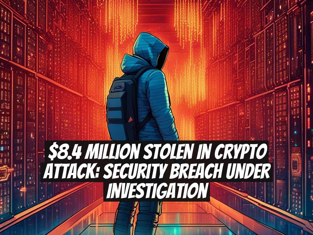 $8.4 Million Stolen in Crypto Attack: Security Breach Under Investigation