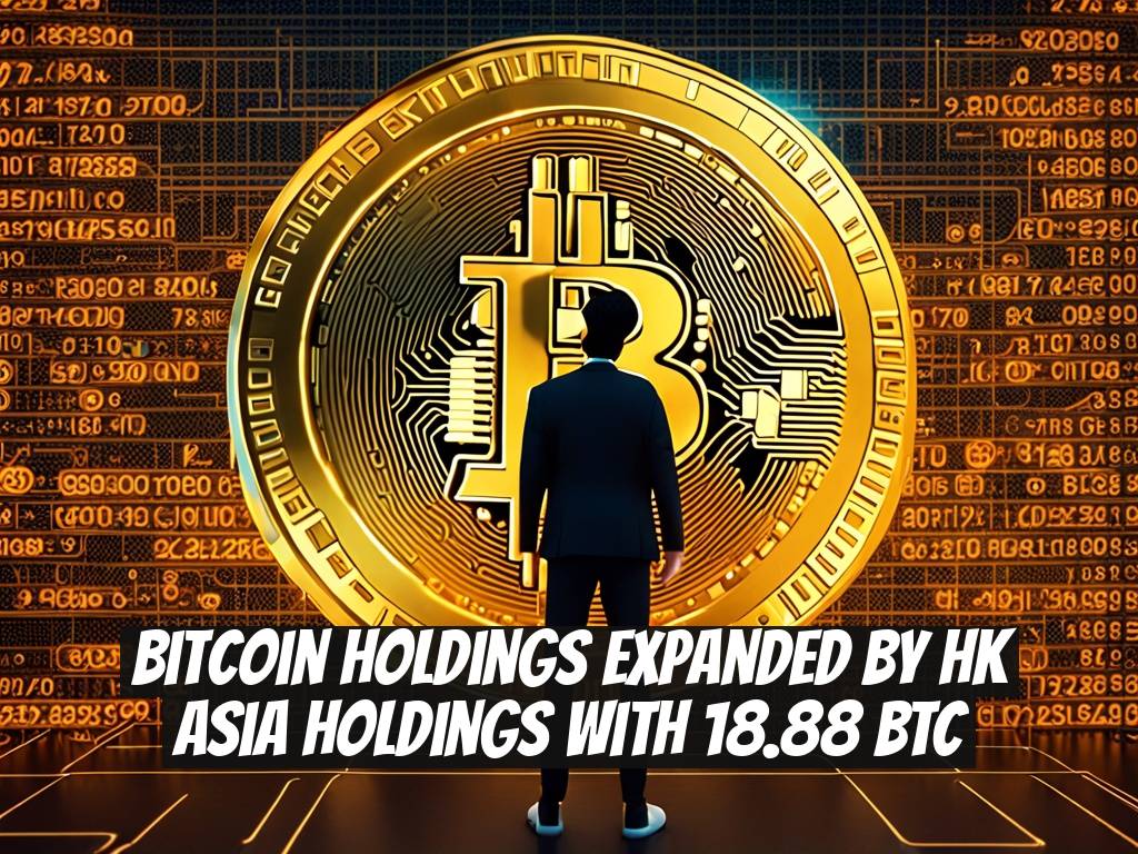 Bitcoin Holdings Expanded by HK Asia Holdings with 18.88 BTC