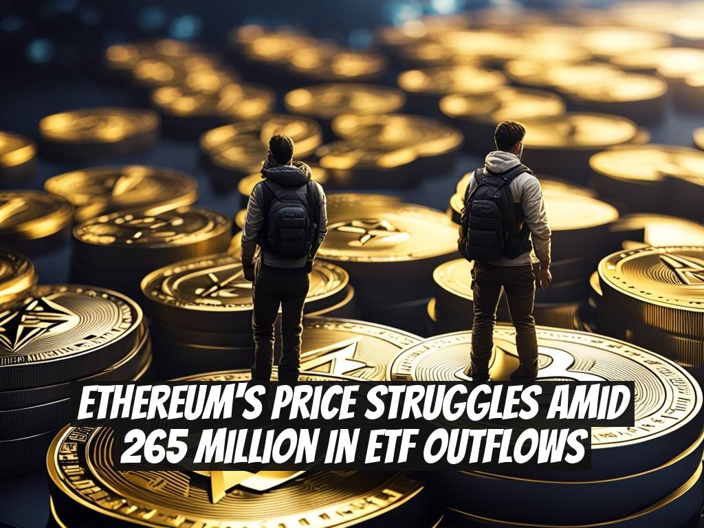 Ethereum's Price Struggles Amid 265 Million in ETF Outflows