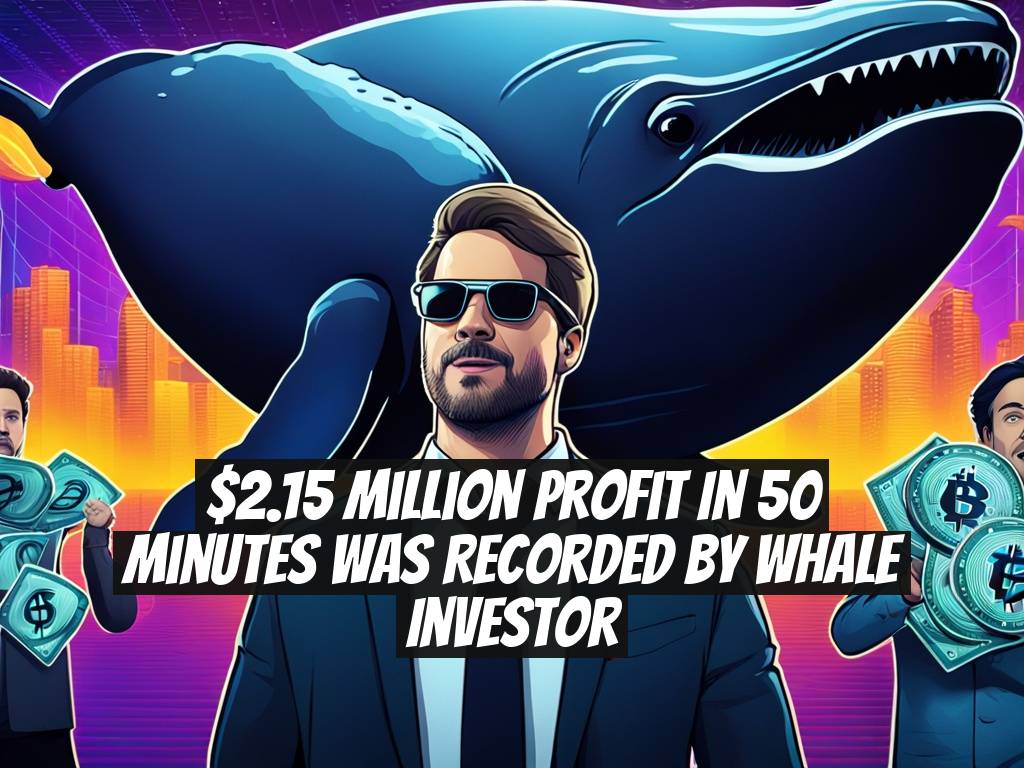 $2.15 Million Profit in 50 Minutes Was Recorded by Whale Investor