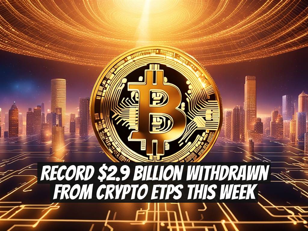 Record $2.9 Billion Withdrawn from Crypto ETPs This Week