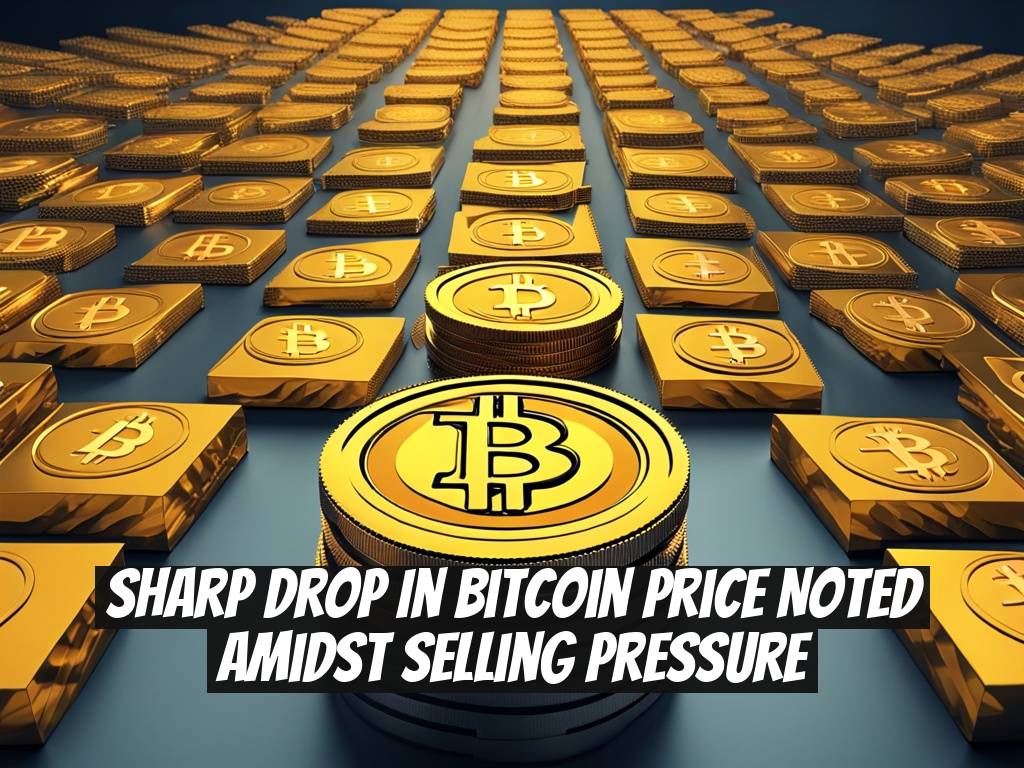 Sharp Drop in Bitcoin Price Noted Amidst Selling Pressure