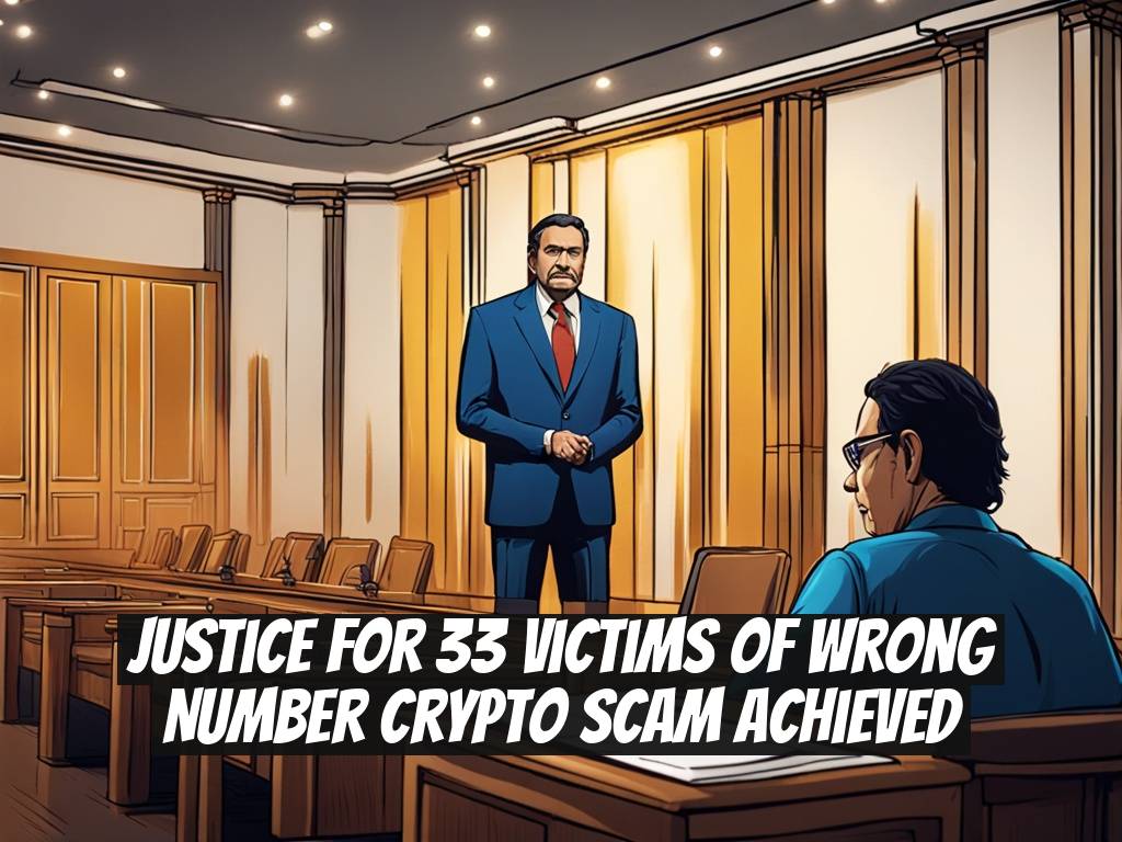 Justice for 33 Victims of Wrong Number Crypto Scam Achieved
