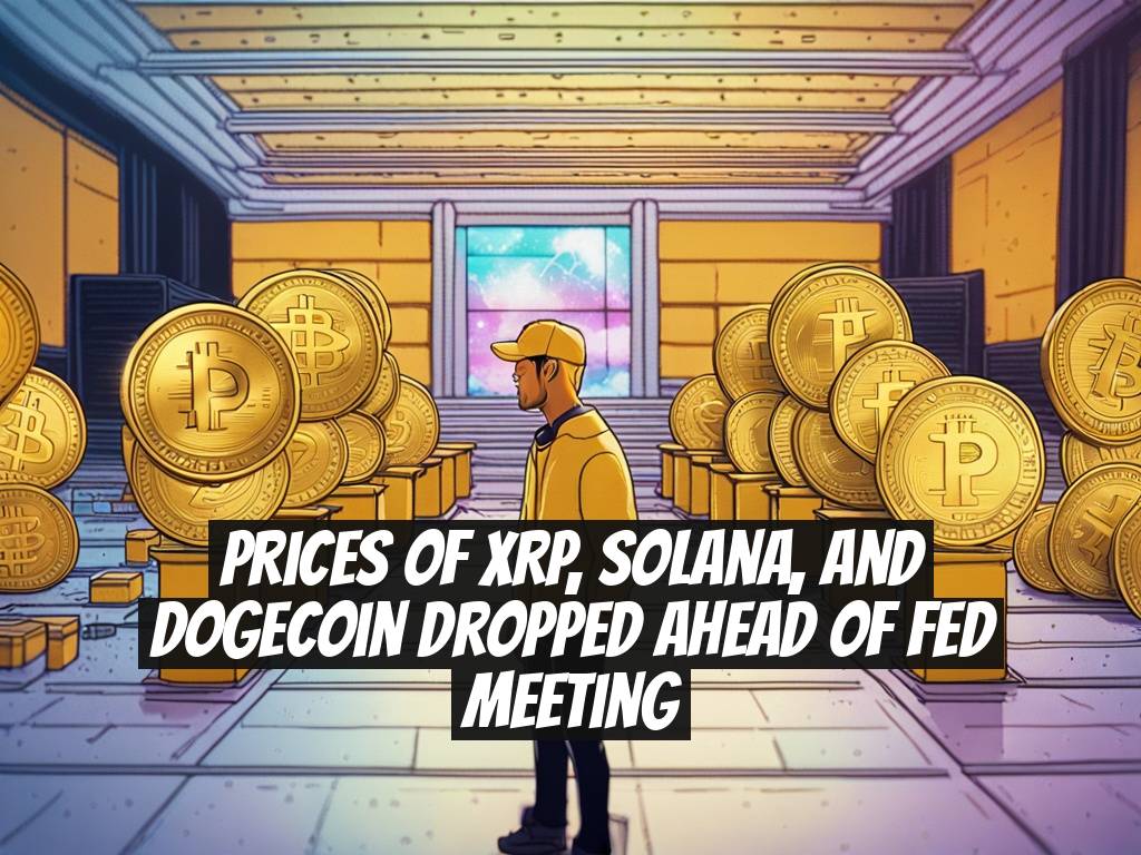 Prices of XRP, Solana, and Dogecoin Dropped Ahead of Fed Meeting
