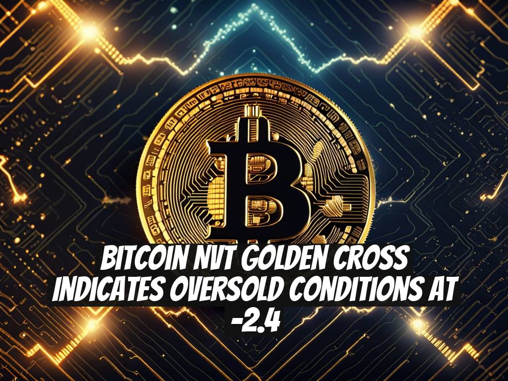 Bitcoin NVT Golden Cross Indicates Oversold Conditions at -2.4