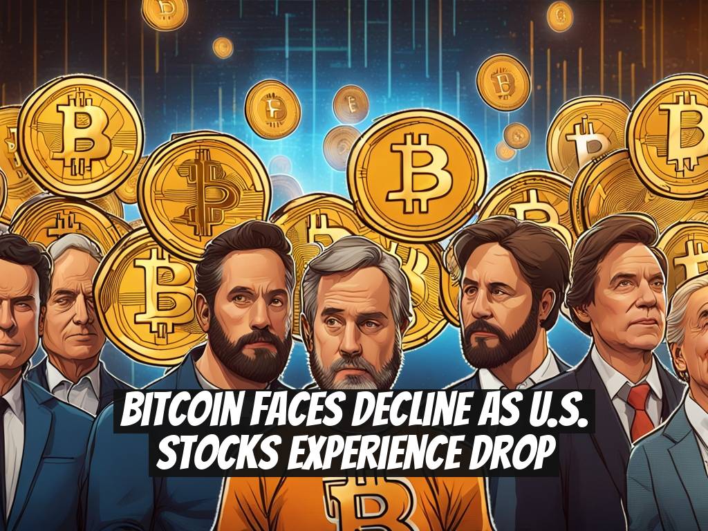 Bitcoin Faces Decline as U.S. Stocks Experience Drop