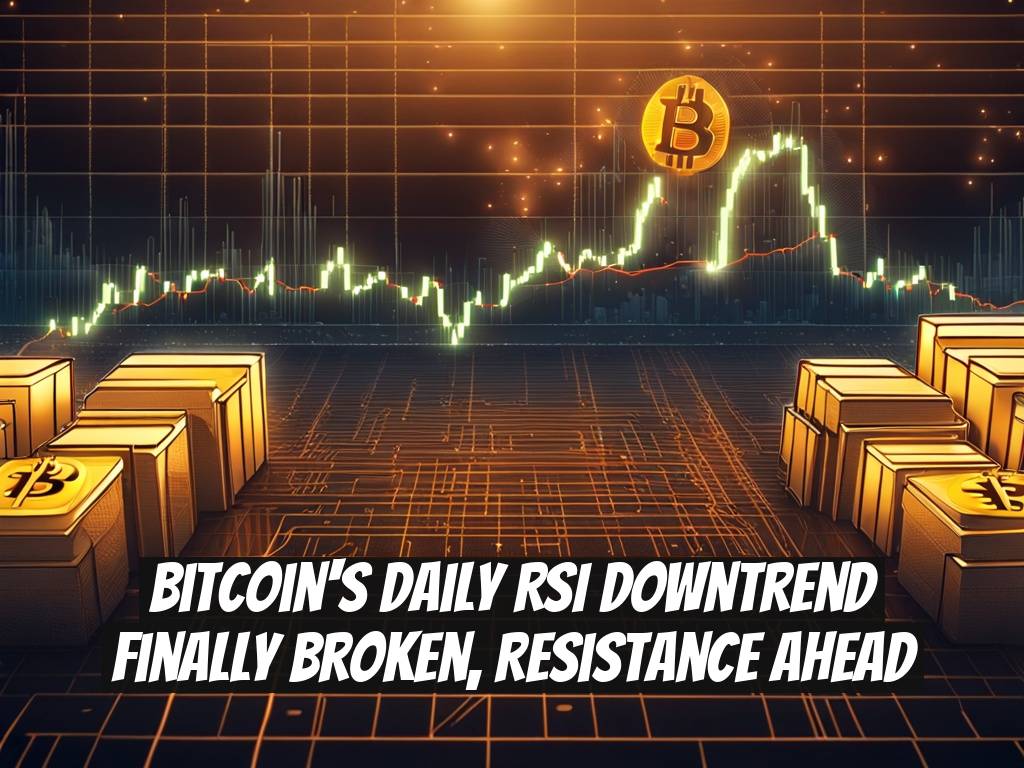 Bitcoin's Daily RSI Downtrend Finally Broken, Resistance Ahead